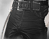 Leather jeans!