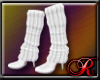 R1313 White Leather Boot