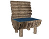 Log Relax Chair-Blue