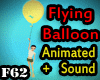 flying balloon animated