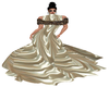(J) Gold ChaCha Gown
