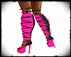 FUNKY PINK/ BLACK BOOTS 