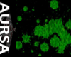 (1A)Green Splatter Art