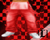 [L] Red Baggy Pants