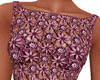 CA Pink Crochet Dress