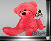Pink hugging teddy bear
