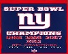 Giants Superbowl Banner