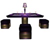 ~LL~PURPLE & GOLD TABLE