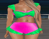 Pink/Green Preg Bikini