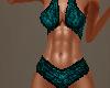 CRF* Teal Lace Lingerie