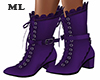 ML! Gothic Boots Purple