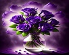 Purple Roses Rug