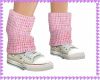 All Star w pink socks