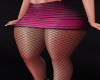 PINK BLACK STRIPE SKIRT