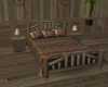 Log Bed with Poses
