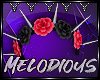 M♪ Red Goth Tiara