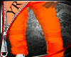 Orange Skull Pants