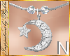 I~♥Silv Moon Necklace