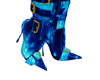 BURNING BLUE BOOTS