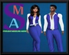 Blue&White Couple fit M