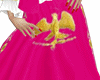falda charra rosa