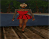 Sexy Skirt Dark Red