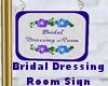 (MR) Bridal Room Sign