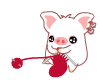 [spork]sewing piggy :D