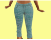very blue capris