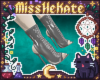 Maldita silver boots