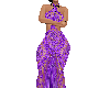 Purple Crochet Dress