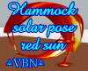 hammock solar red