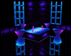Neon Purple Bar Table