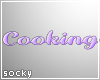Cooking Sign Purple