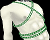 Green Male Fetish Chains