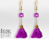 Valen Purple Earrings