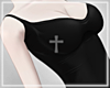 ♰ Black Dress - Long