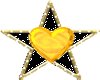 sticker  yellow star