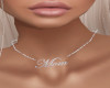 Delicate 'MOM' Choker