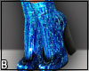 Blue Sequin Ankle Boots