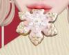 snow pink cookie