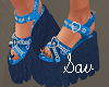 Blue Sport Sandals