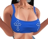 cropped blue