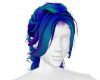 purple to blue hair
