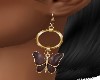 Koa Butterfly Earrings