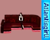 Red Club Couch