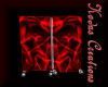 red glass partition