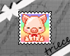 {T}piggy stamp