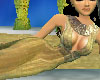 gold egyptian dress