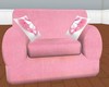 baby armchair pink